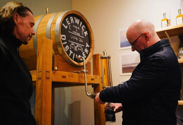 First Minister John Swinney Visits Lerwick Distillery