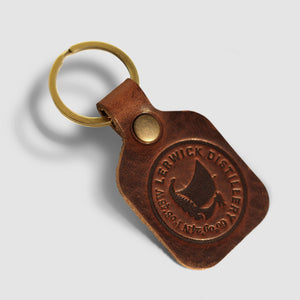 Leather Keyring - Tan