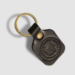 Leather Keyring - Black